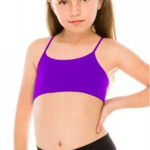 KURVE DANCE Racerback Cami Top OS(4-9) NWOT Purple